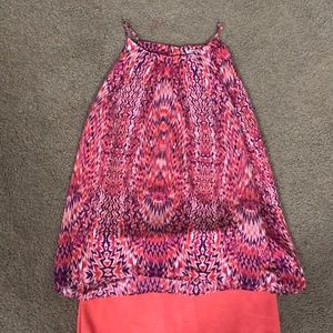 Coral Top and Skirt Bundle
